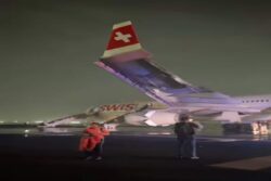 6 Passengers Injured After Swiss Air Flight's Engine Fails, Catches Fire At Delhi Airport