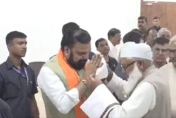 Bihar CM Samrat Choudhary Sparks Controversy After Refusing To Wear Skull Cap