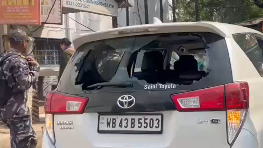 BJP MLA Agnimitra Paul's Car Attacked In Asansol As West Bengal Votes In Phase 1 Election