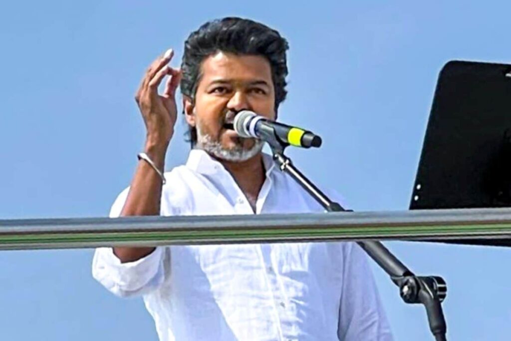 'DMK, BJP Have Hidden Alliance': TVK Chief Vijay's Big Charge At Chennai Rally