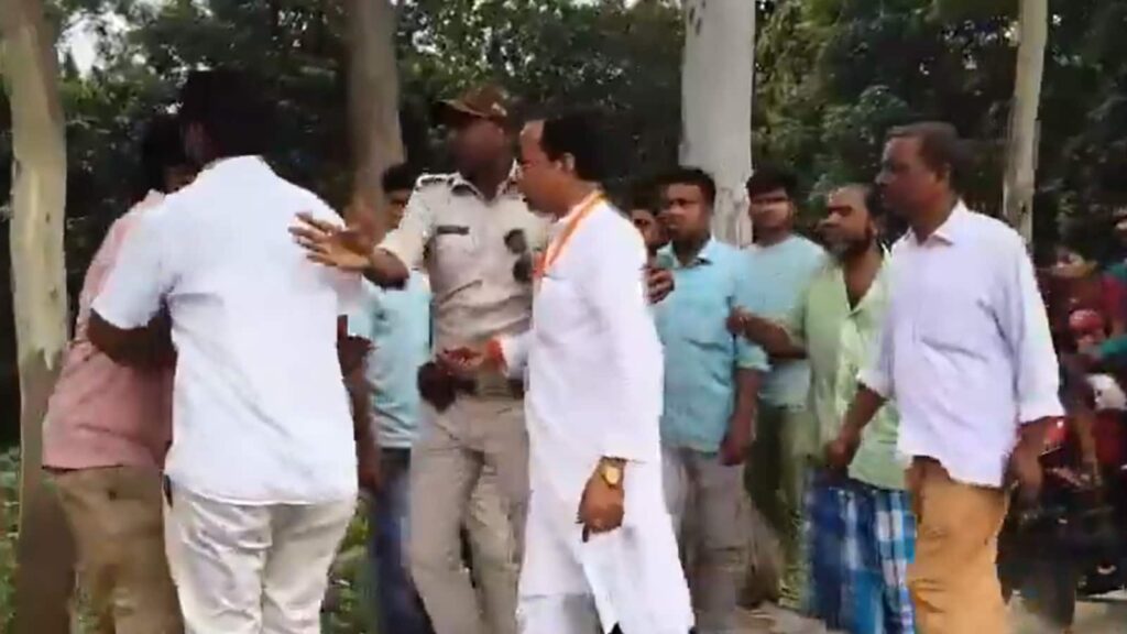 'Acting Out Of Desperation': BJP's Subhendu Sarkar Chased, Thrashed Amid Polling In Kumarganj | Video