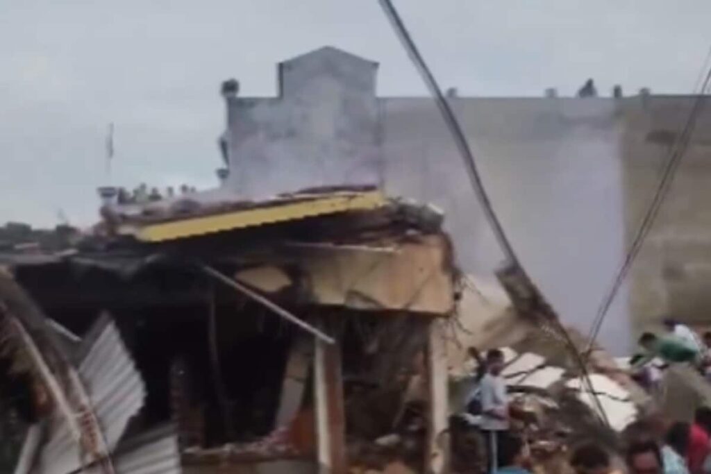 Four-Storey Building Collapses In Madhya Pradesh's Anuppur; At Least Six Feared Trapped