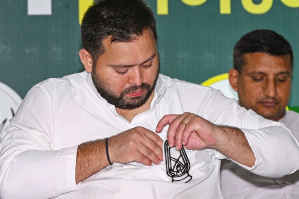 'Keep Your Turban Safe From Vijay Sinha': Tejashwi Yadav Takes Jibe At Bihar CM Samrat Choudhary