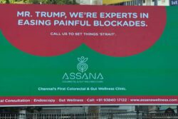 'Mr Trump, We Ease Painful Blockades': Chennai Clinic's Cheeky Billboard Goes Viral — Then Vanishes
