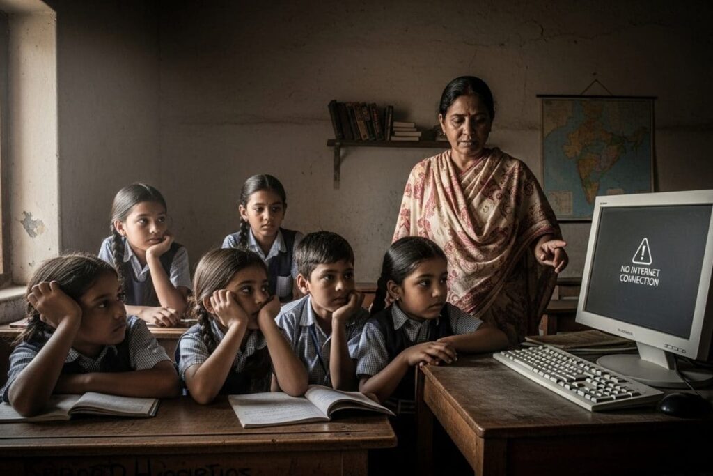 India Has 100 Crore Internet Users, Yet 2 In 5 Govt Schools Are Still Offline