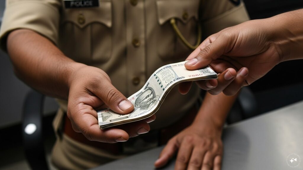Karnataka Cop In Lokayukta Trap For Allegedly Accepting Bribe In Illegal Detention Case