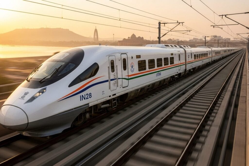 India's First Bullet Train B28 To Be Ready By 2027: See Route, Speed, Onboard Features