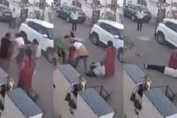 On Cam, Retired Jaipur Banker Collapses & Dies In 'Lane Fight' After 'Blocking' Tempo Traveller