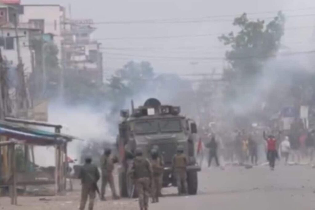 Several Injured As Imphal Rally Over Recent Attacks Turns Violent