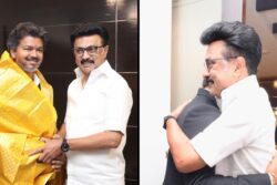 When Joseph Met Stalin: Handshake And A Warm Hug After Bitter Tamil Nadu Poll Campaign