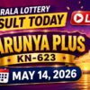 Kerala Lottery Result Today Live: Karunya Plus KN-623 Winning Numbers For May 14, 2026; First Prize Rs 1 Crore