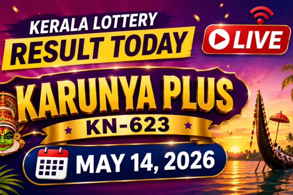Kerala Lottery Result Today Live: Karunya Plus KN-623 Winning Numbers For May 14, 2026; First Prize Rs 1 Crore
