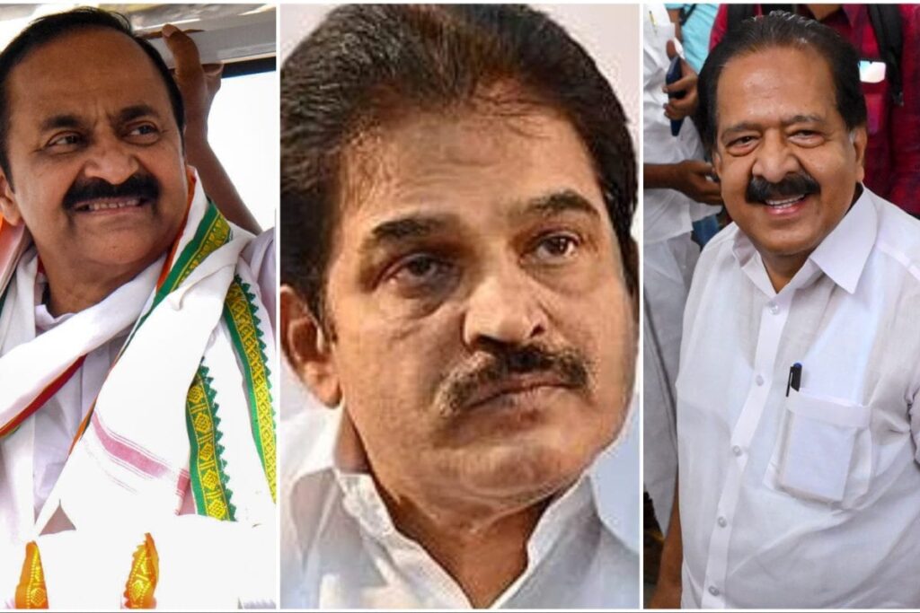 Suspense Over Kerala CM Continues Amid Satheesan-Venugopal-Chennithala Power Struggle