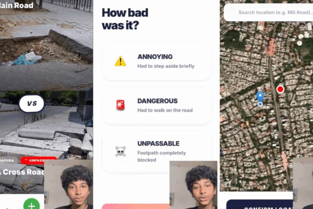 'Tinder For Footpaths': 14-Year-Old Bengaluru Boy Creates An App To Improve Pedestrian Safety, Internet Reacts