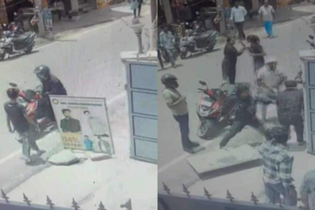 Bengaluru Horror: Man Tries To Attack Wife With Knife In Broad Daylight | Video