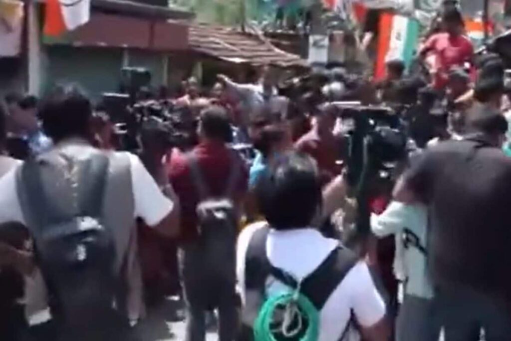 West Bengal Polls: Locals Protest In South 24 Parganas Alleging Threats By TMC Workers