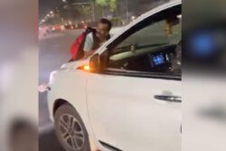 Hyderabad Man Dragged On Car Bonnet For 2 Km After Argument Over U-Turn; Driver Fled