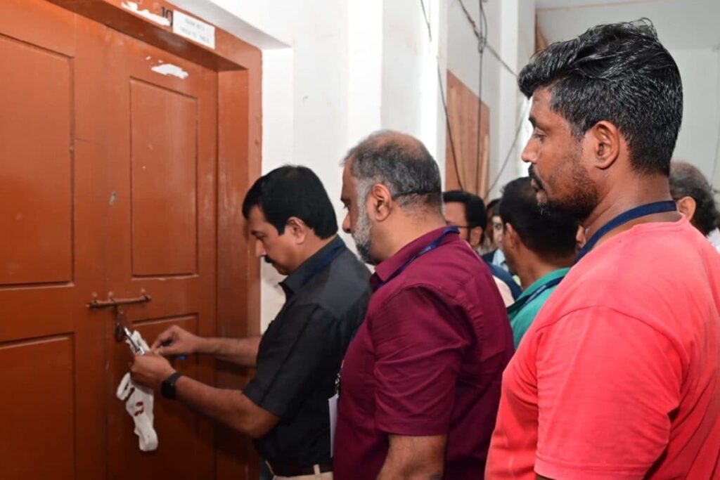 In Pictures: How Election Strong Rooms Are Opened On Counting Day