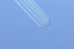Video: IAF's Surya Kiran Acrobatics Team Perform Air Show During Somnath Amrut Mahotsav